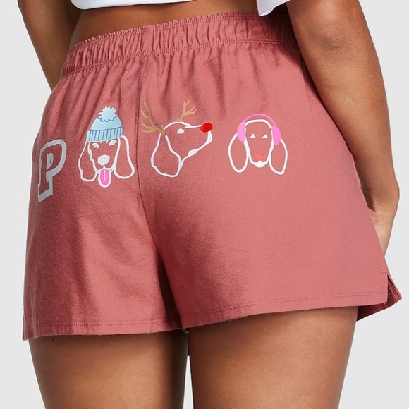 PINK Victoria's Secret Pants - 🔥VS Pink lounge pajama sleep boxer shorts sz XXL NWT